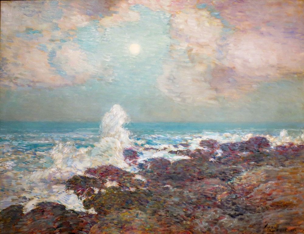 Wall Art Painting id:410650, Name: Seascape Isle of Shoals, Artist: Hassam, Childe