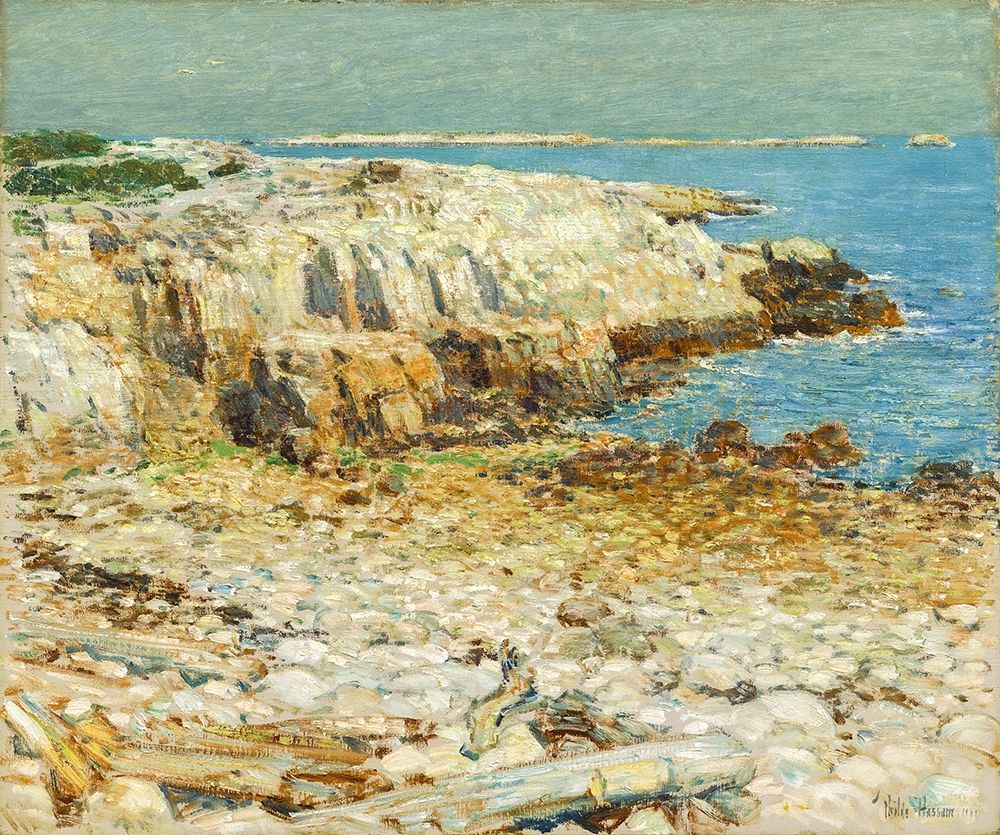 Wall Art Painting id:410670, Name: A North East Headland, Artist: Hassam, Childe