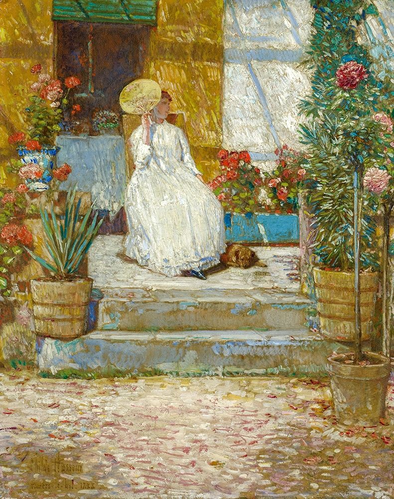 Wall Art Painting id:410681, Name: In the Sun, Artist: Hassam, Childe