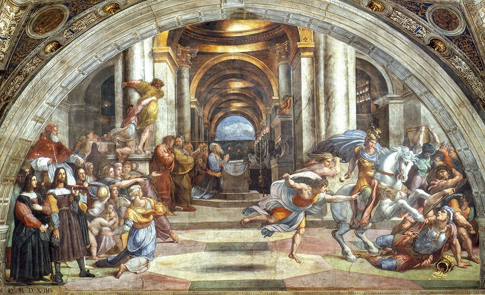 Art Print: The Expulsion of Heliodorus from the Temple