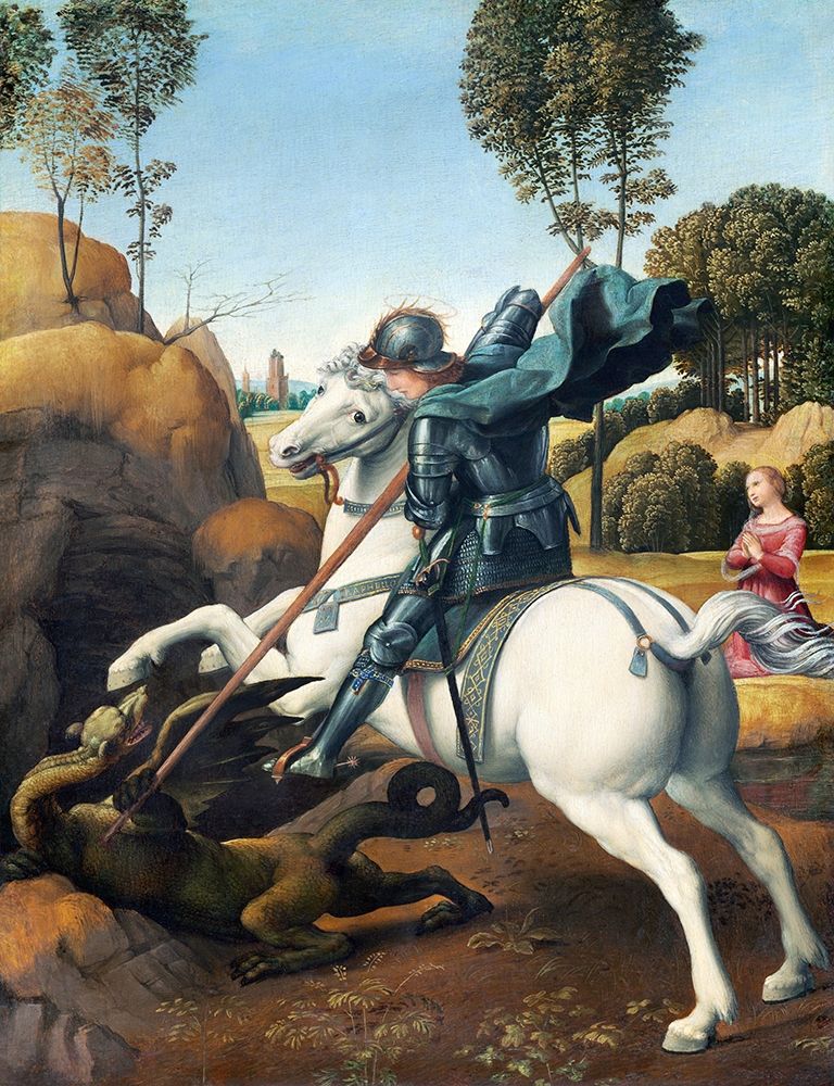 Art Print: Saint George and the Dragon