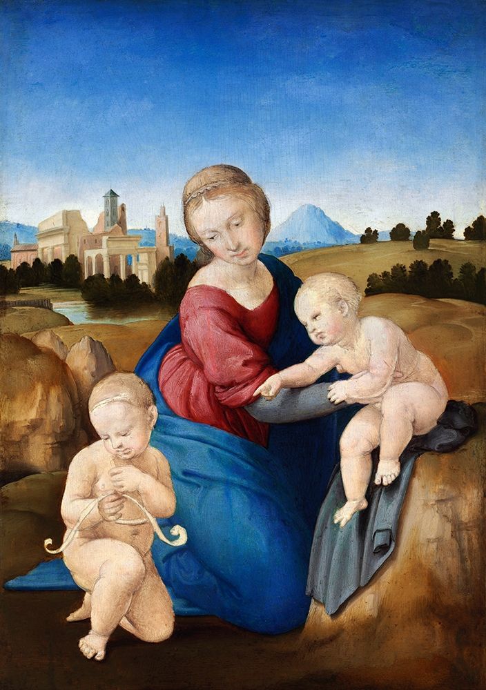 Art Print: Madonna and Child with the Infant Saint John