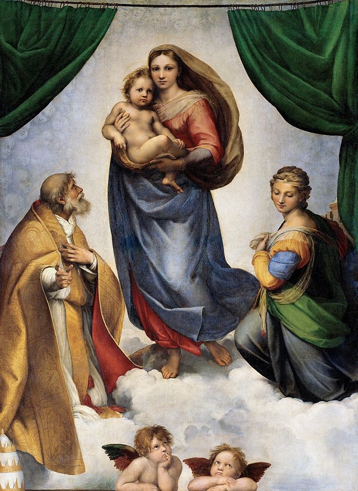 Art Print: The Sistine Madonna