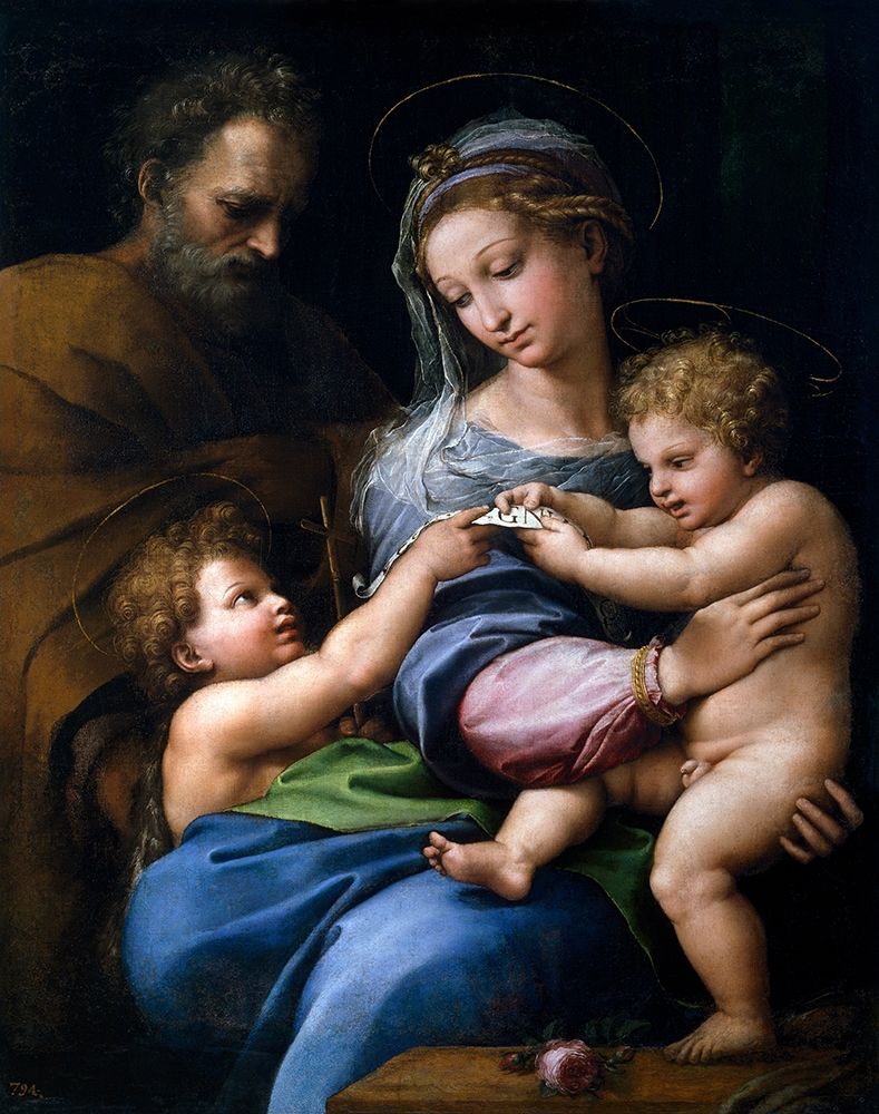 Art Print: Madonna of the Rose