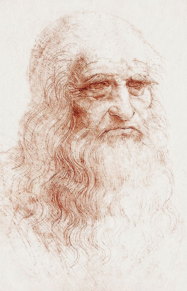 Wall Art Painting id:434125, Name: Self-portrait 1512, Artist: da Vinci, Leonardo