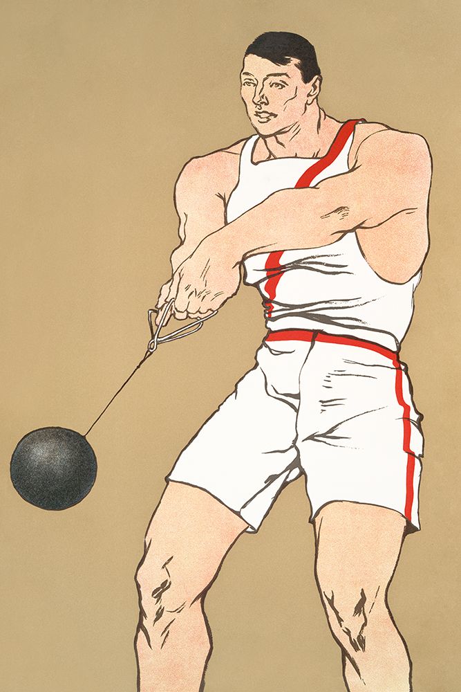 Art Print: Hammer Throw 1908