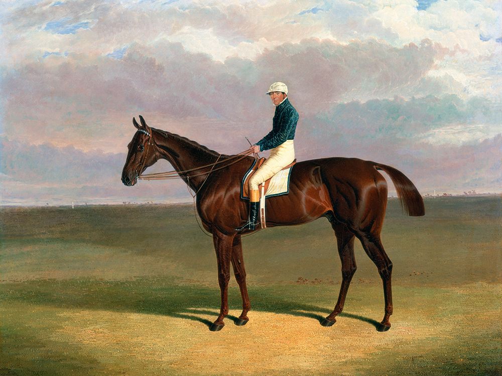 Wall Art Painting id:439580, Name: Margrave with James Robinson Up, Artist: Herring, John Frederick
