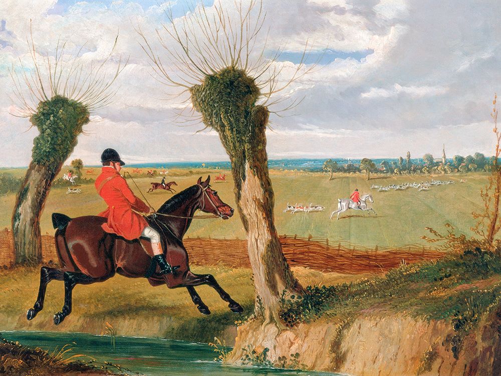 Art Print: The Suffolk Hunt-Full Cry