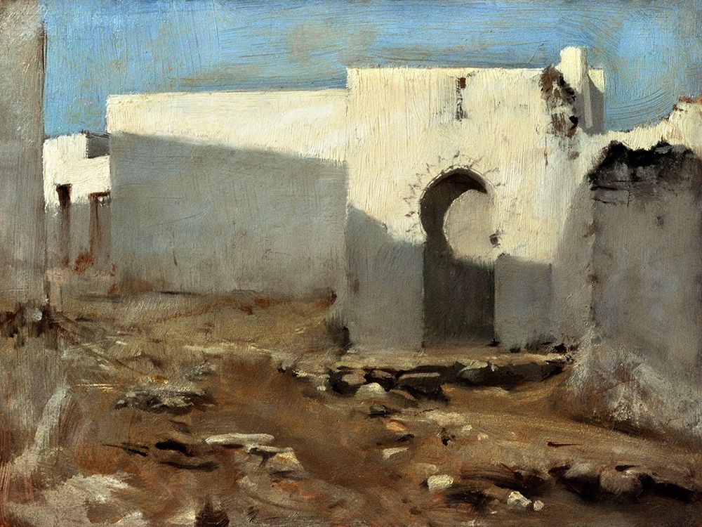 Wall Art Painting id:439968, Name: Moorish Buildings in Sunlight, Artist: Sargent, John Singer