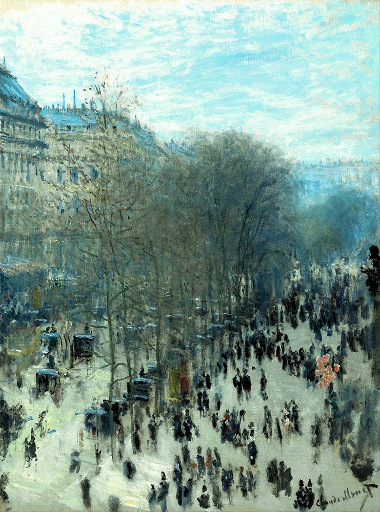 Wall Art Painting id:772571, Name: Boulevard des Capucines 1873, Artist: Monet, Claude