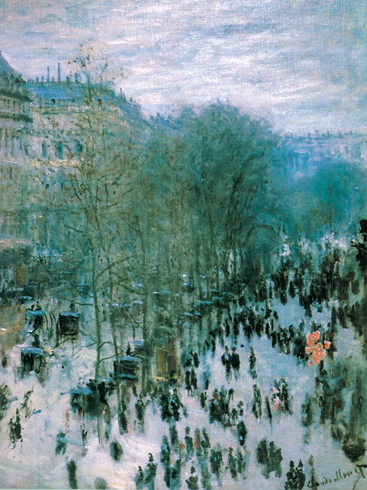 Wall Art Painting id:461000, Name: Boulevard des Capucines 1873, Artist: Monet, Claude