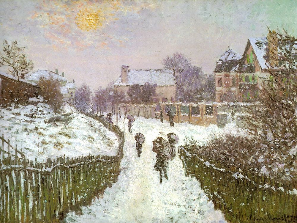 Wall Art Painting id:461001, Name: Boulevard St Denis-Argenteuil 1875, Artist: Monet, Claude