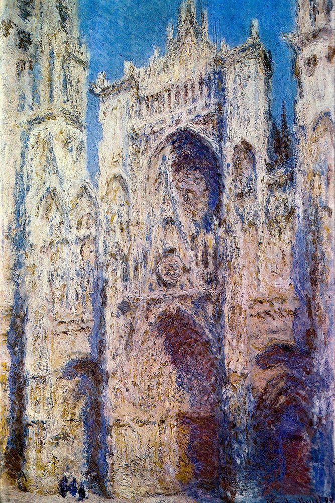 Wall Art Painting id:461103, Name: Rouen Cathedral 1894, Artist: Monet, Claude