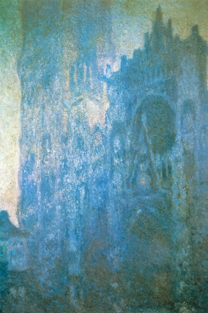 Wall Art Painting id:461107, Name: Rouen Cathedral in the morning 1894, Artist: Monet, Claude