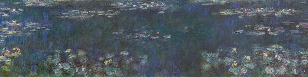 Wall Art Painting id:461240, Name: The Water Lilies - Green Reflections, Artist: Monet, Claude