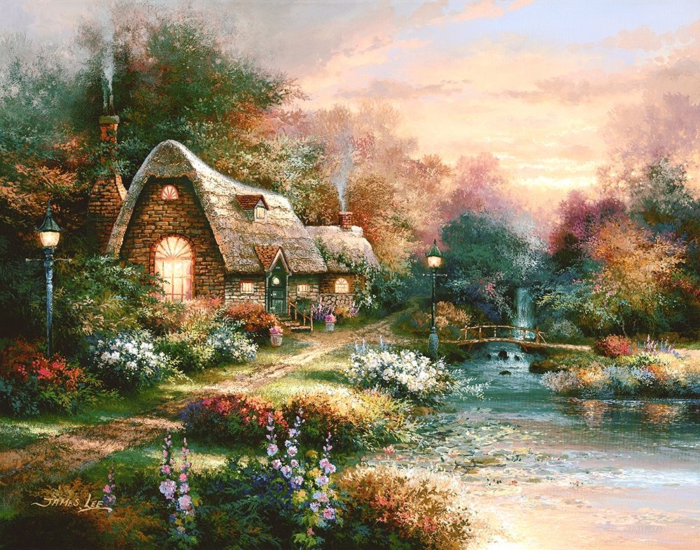 Wall Art Painting id:414550, Name: Country Quiet, Artist: Lee, James