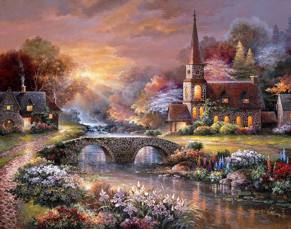 Wall Art Painting id:414558, Name: Peaceful Reflections, Artist: Lee, James