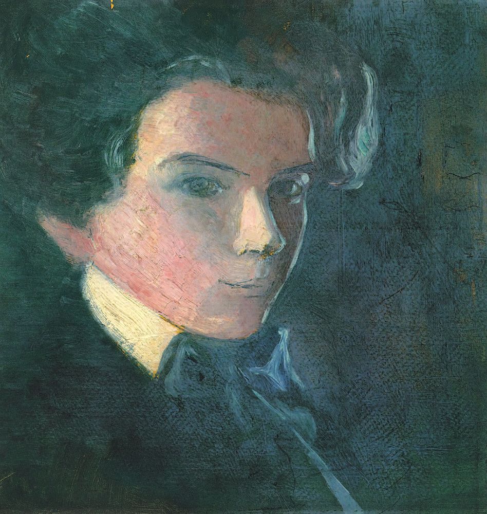 Art Print: Self-Portrait Facing Right 1907