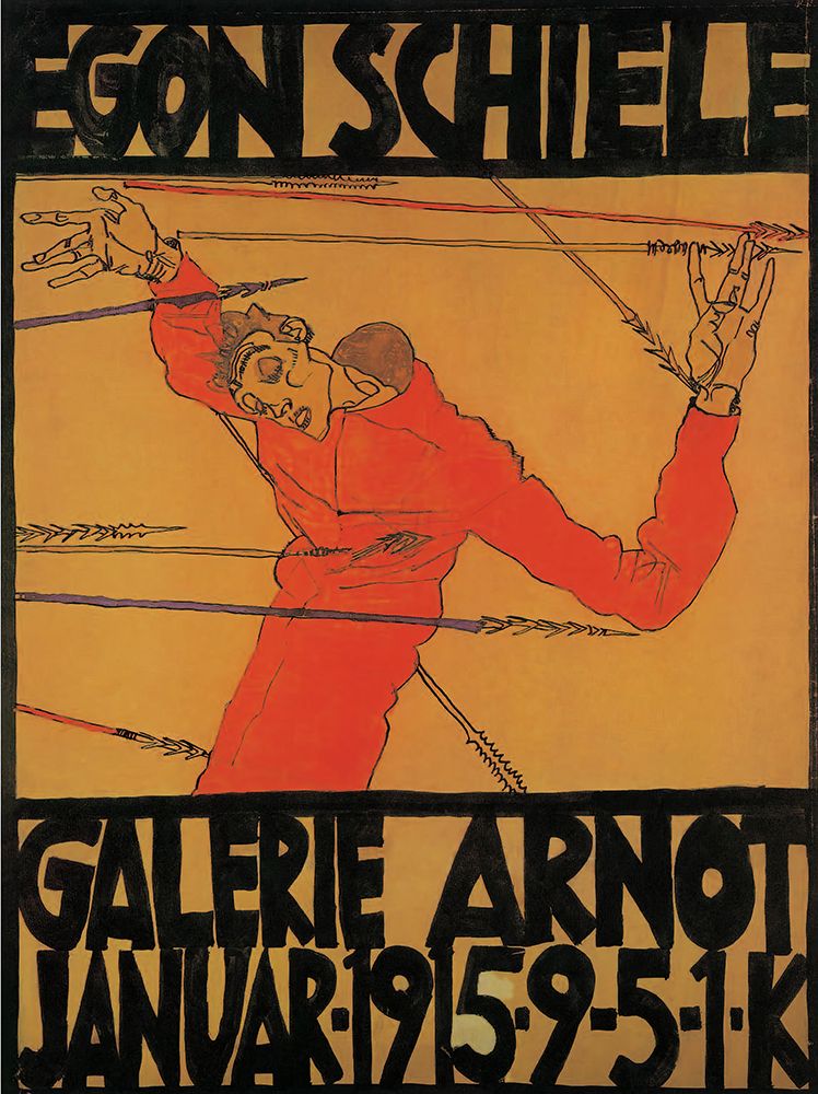 Art Print: Self-Portrait as St. Sebastian, Poster 1914