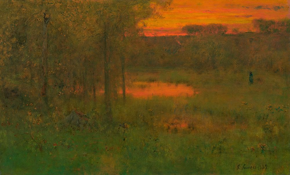 Art Print: Landscape, Sunset