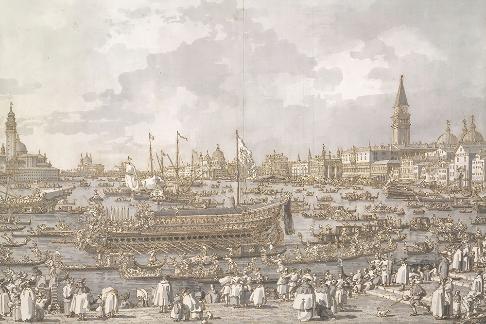 Art Print: The Doge of Venice Departing for the Lido