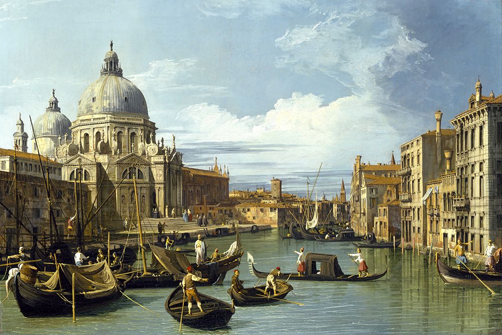 Art Print: The Entrance to the Grand Canal Venice