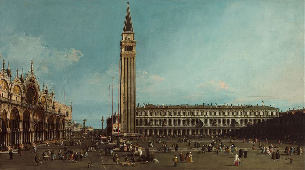Art Print: The Piazza San Marco Venice