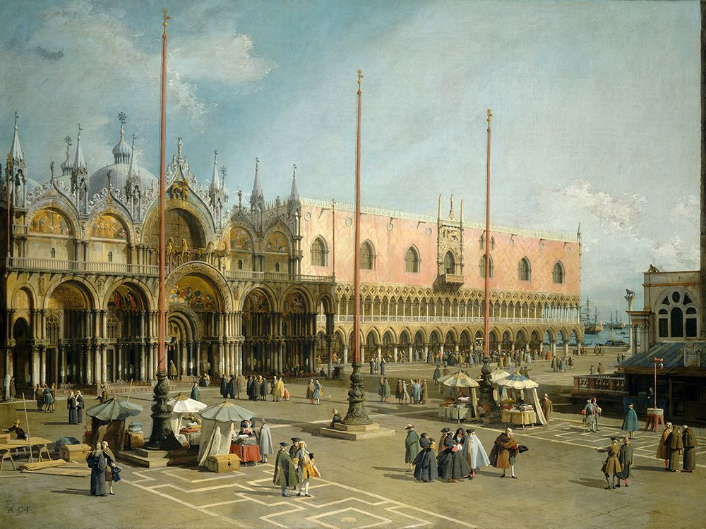 Art Print: The Square of Saint Marks Venice