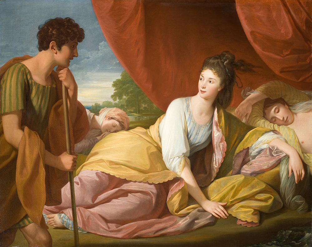 Art Print: Cymon and Iphigenia 1773