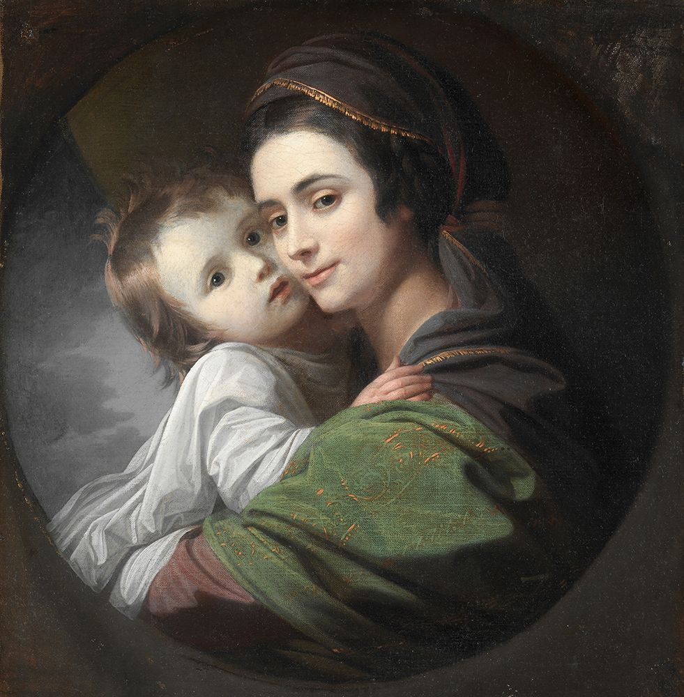 Art Print: Elizabeth Shewell West and Her Son, Raphael 1770