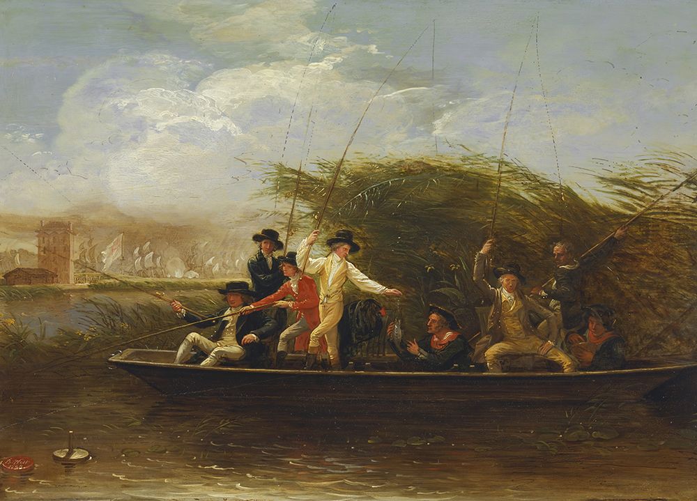 Art Print: Gentlemen Fishing 1794