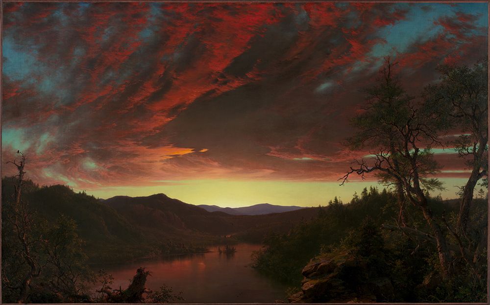 Art Print: Twilight in the Wilderness 1860