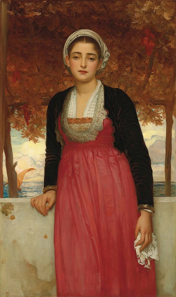 Wall Art Painting id:730144, Name: Amarilla, Artist: Leighton, Frederic