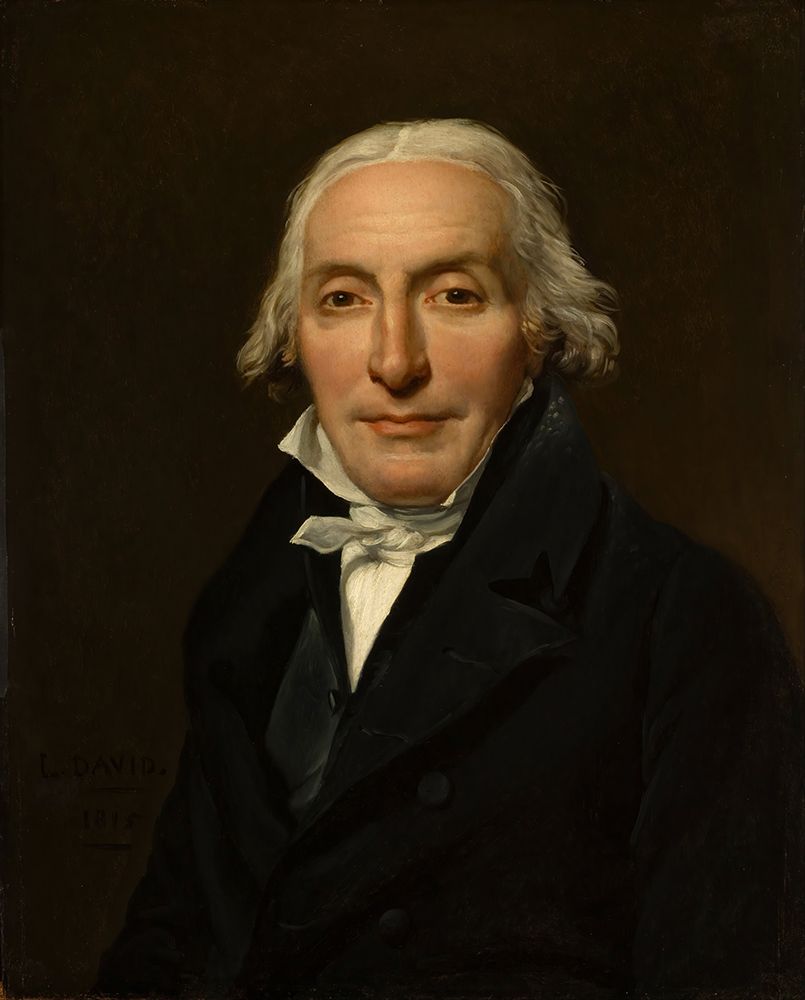 Wall Art Painting id:730738, Name: Portrait Of Jean Pierre Delahaye, Artist: David, Jacques-Louis