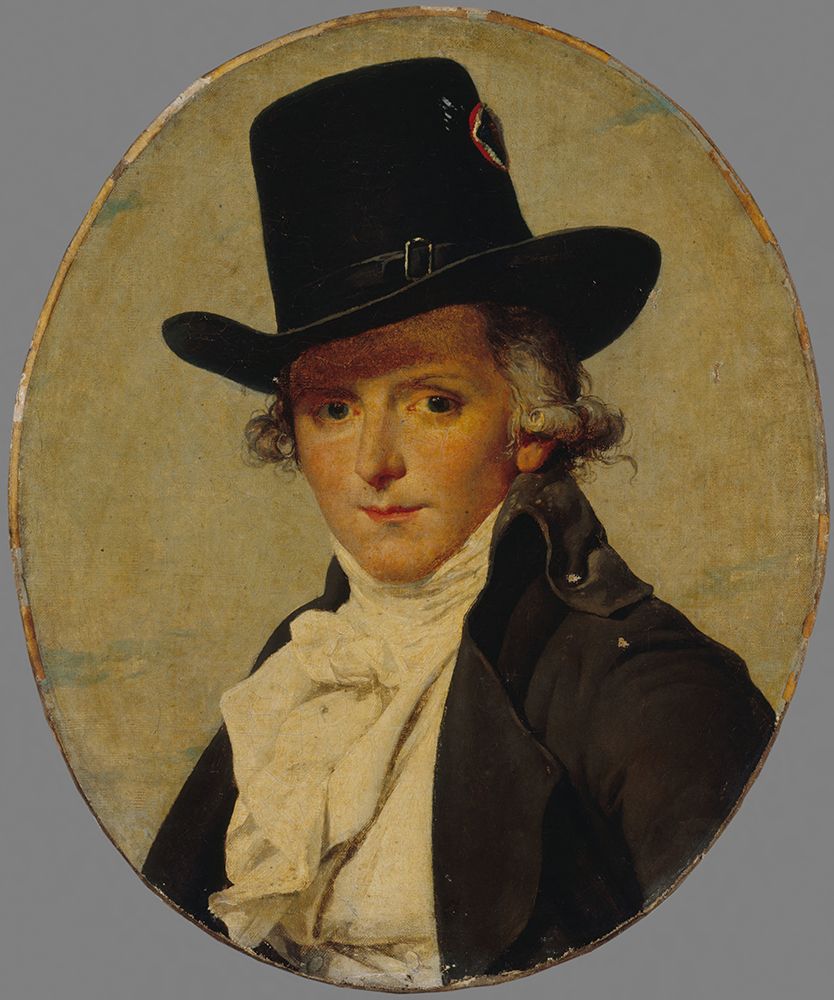 Wall Art Painting id:730739, Name: Portrait of Pierre Seriziat, Davids brother in law 1795, Artist: David, Jacques-Louis