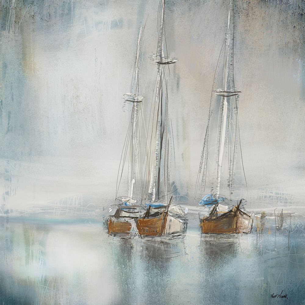 Wall Art Painting id:395965, Name: Boats I, Artist: Novak, Rick