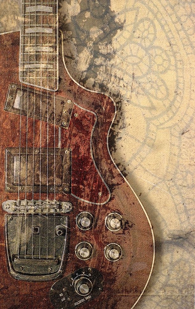 Wall Art Painting id:410712, Name: Guitarange, Artist: Smith, Karen