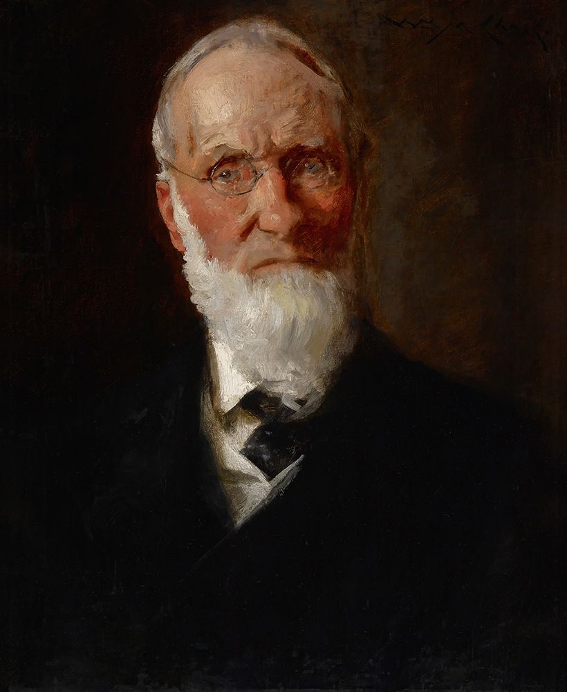 Wall Art Painting id:746207, Name: Portrait of My Father, David Hester Chase 1895, Artist: Chase, William Merritt