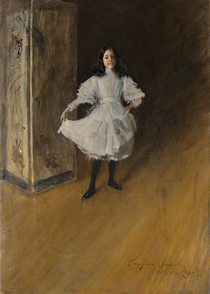 Wall Art Painting id:746209, Name: Portrait of the Artists Daughter Dorothy 1897, Artist: Chase, William Merritt