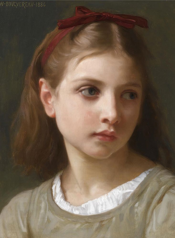Wall Art Painting id:746281, Name: A Little Girl 1886, Artist: Bouguereau, William-Adolphe