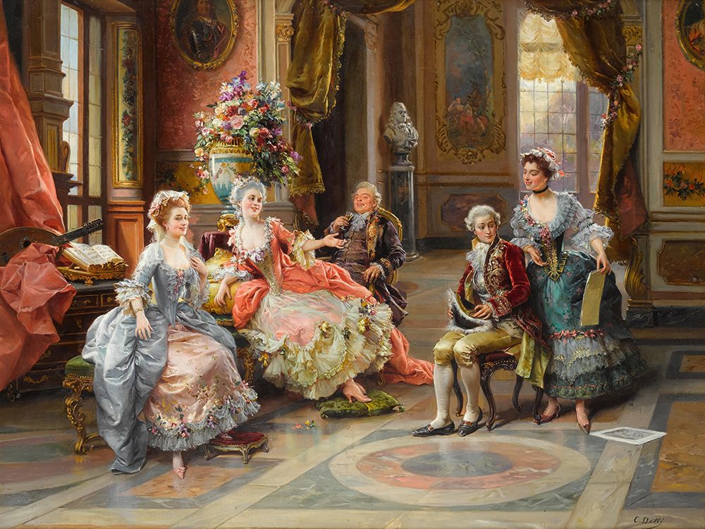 Art Print: An Elegant Gathering