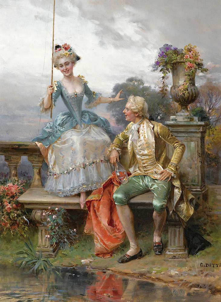 Art Print: Angling For A Good Catch