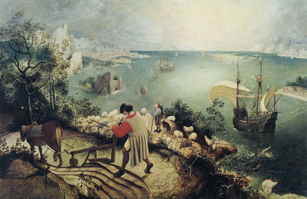 Art Print: Fall of Icarus 1555