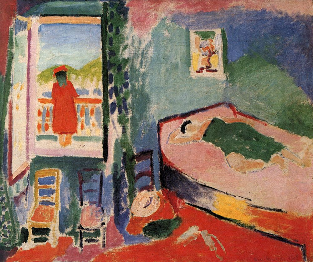 Wall Art Painting id:764471, Name: Interior at Collioure 1905, Artist: Matisse, Henri