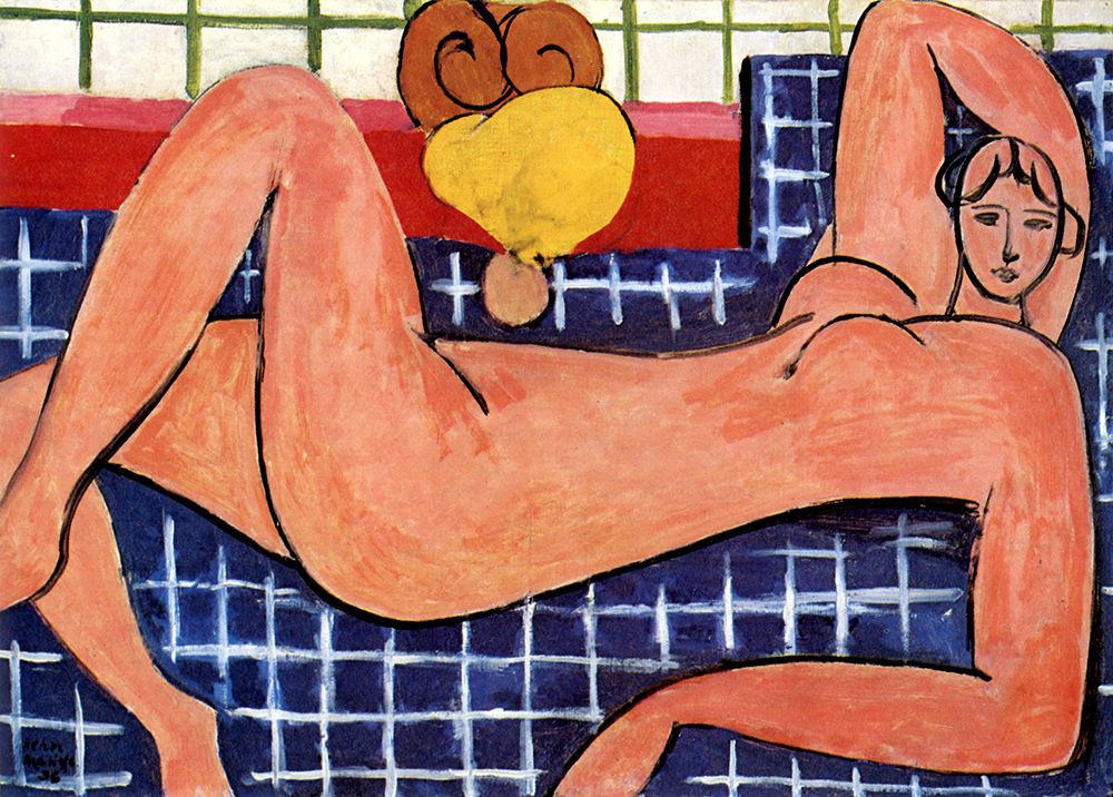 Wall Art Painting id:764508, Name: Pink Nude 1935, Artist: Matisse, Henri