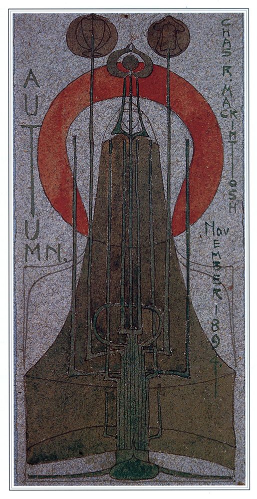 Wall Art Painting id:764564, Name: Autumn 1894, Artist: Mackintosh, Charles Rennie