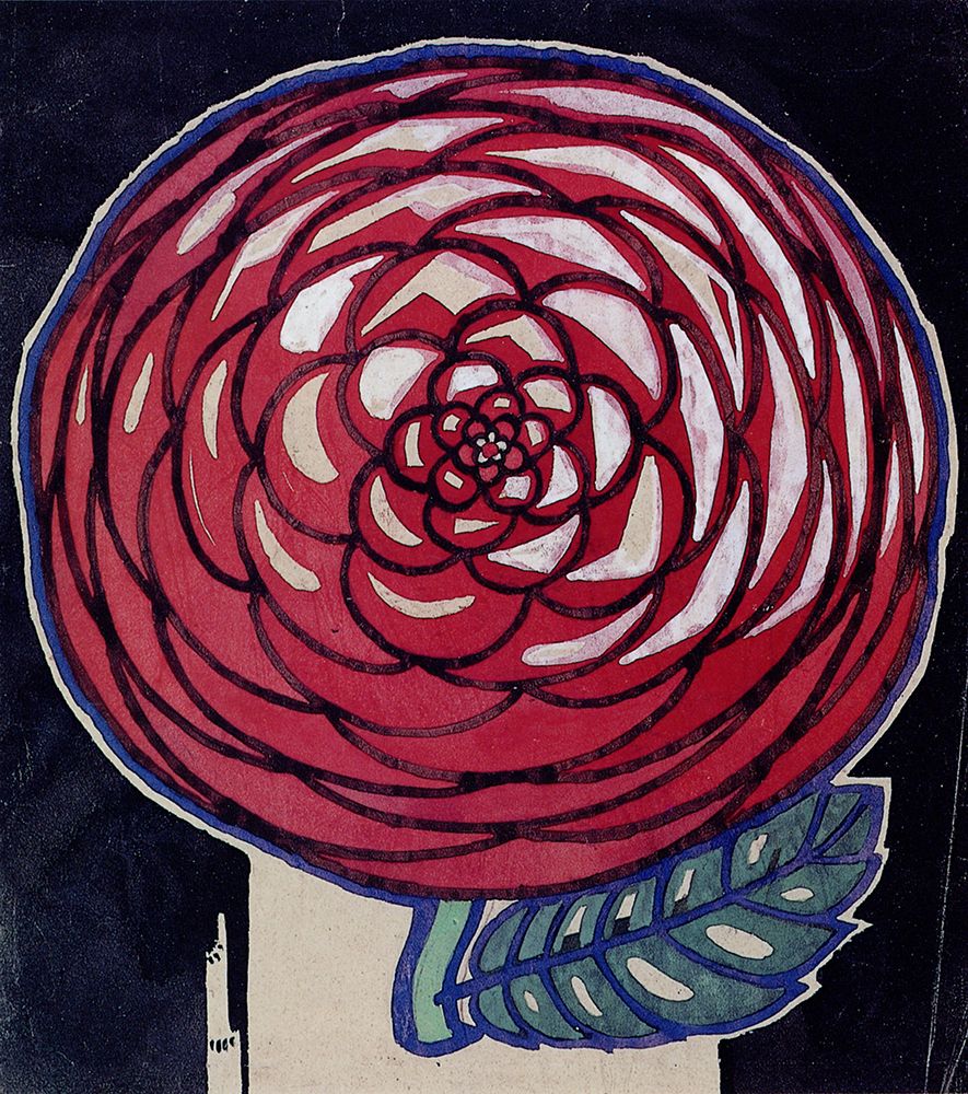 Wall Art Painting id:764574, Name: Chrysanthemum, Artist: Mackintosh, Charles Rennie