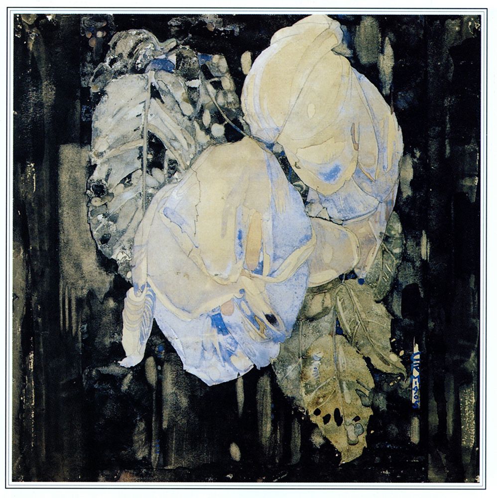 Wall Art Painting id:764583, Name: Faded Roses 1905, Artist: Mackintosh, Charles Rennie