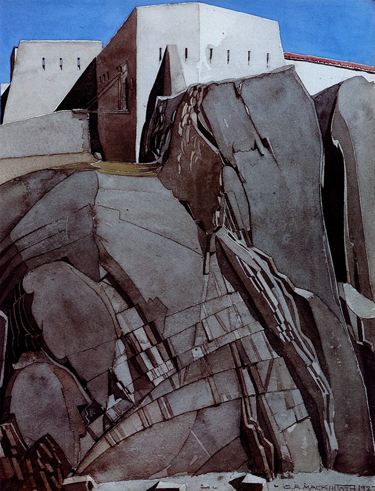 Wall Art Painting id:764594, Name: Le Fort Maillert 1927, Artist: Mackintosh, Charles Rennie