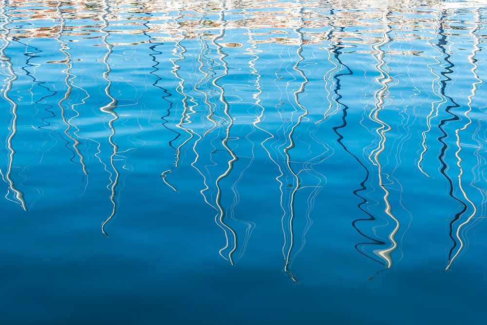 Art Print: Boat Sails Reflections